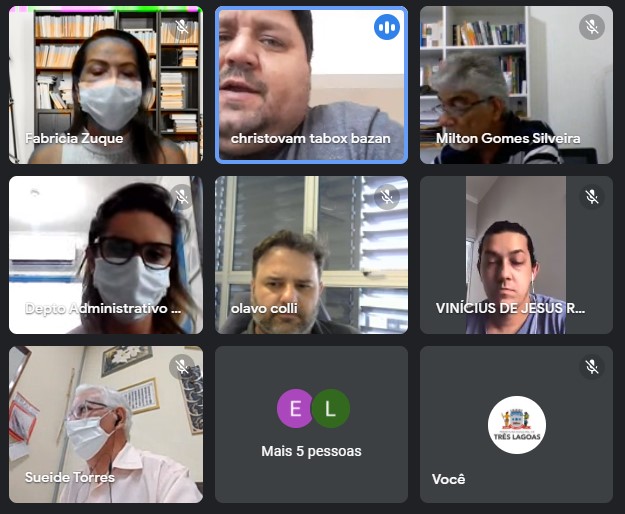 Integrantes discutiram sobre o cenário atual da pandemia, na quarta-feira (8) - Divulgação/Assessoria