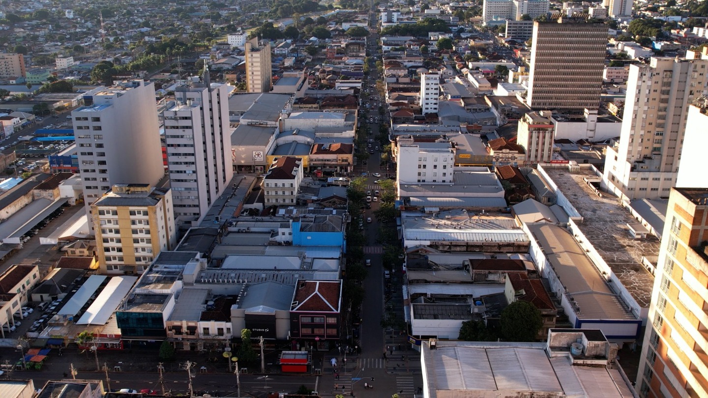 Requalificação da área central contemplou 21km de vias - Foto: Denilson Secreta/ Prefeitura de Campo Grande