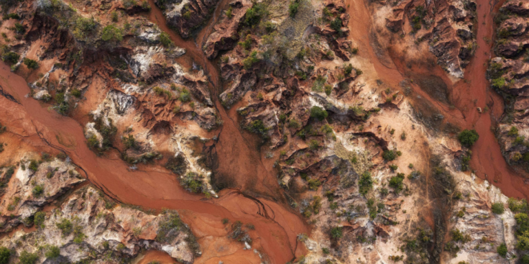 No Alto Taquari, há cerca de 3.000 voçorocas, espaços abertos no processo de erosão - Foto: Observatório do Pantanal