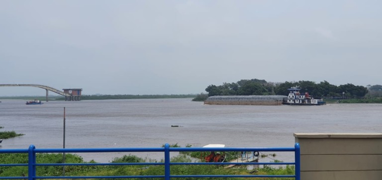 Vista para o Rio Paraguai em Corumbá - Foto: Rodolfo Cesar