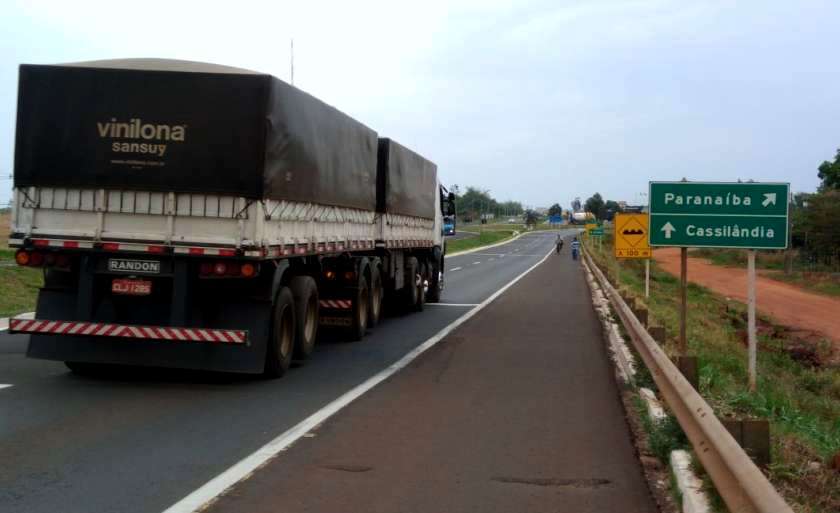 A BR 158 terá três pedágios, sendo o primeiro entre Cassilândia e Paranaíba - Talita Matsushita/RCN67