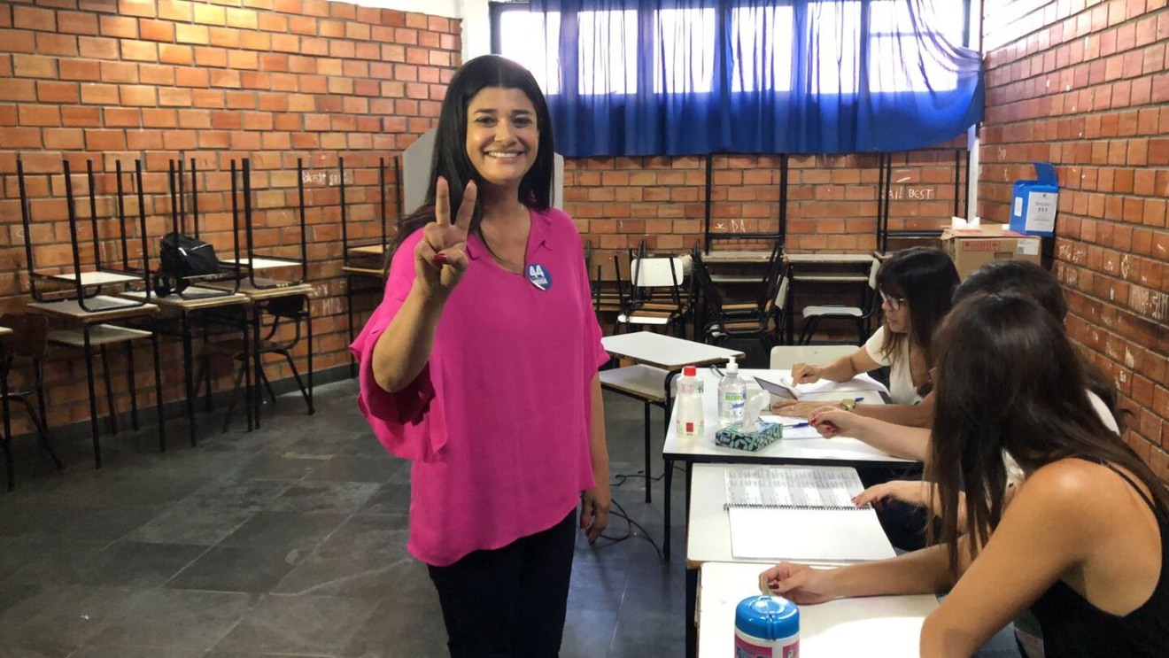 Rose Modesto votou na E.M. Professora Danda Nunes - Foto: Gerson Wassouf