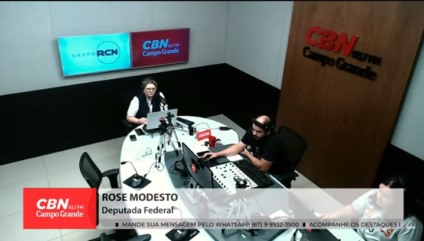 Por telefone, a ex-deputada federal, Rose Modesto, falou com a Rádio CBN Campo Grande - Foto: Reprodução