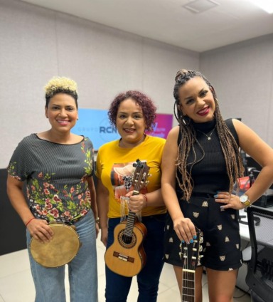 Magally, Luciana e Renatinha, durante entrevista para a Rádio CBN Campo Grande - Foto: Eduardo Suede/CBN CG