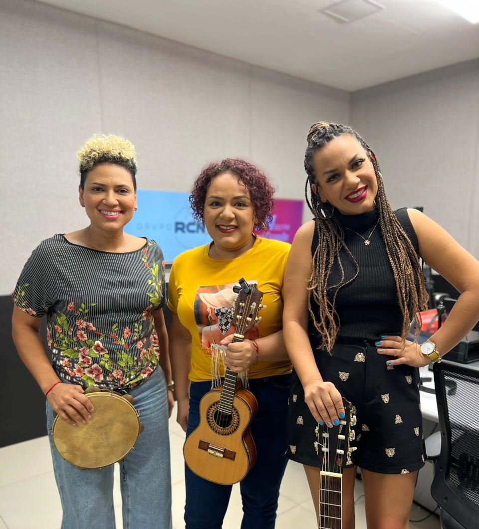 Magally, Luciana e Renatinha, durante entrevista para a Rádio CBN Campo Grande - Foto: Eduardo Suede/CBN CG