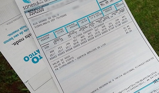 O aumento nas tarifas é válido apenas paras as cidades atendidas pela Sanesul - Reprodução