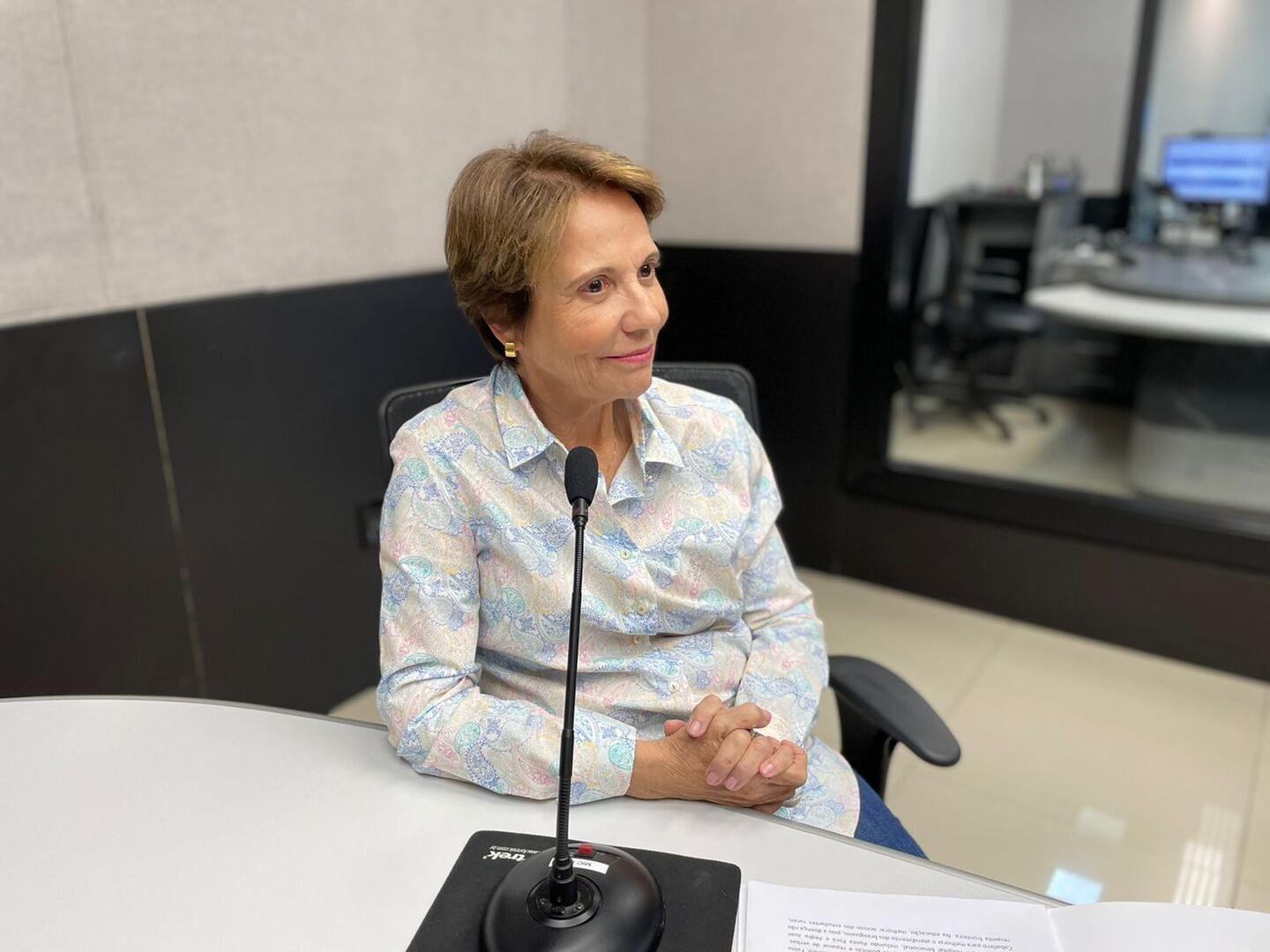 A ex-ministra da agricultura é candidata pelo Progressistas e destacou importância da legislatura para o futuro do Brasil - Foto: Isabelly Melo/CBN CG