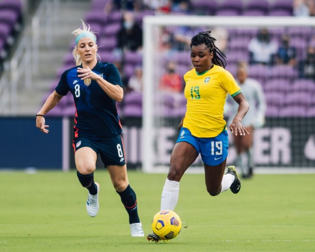 Em Orlando, Seleção Feminina enfrentou os Estados Unidos pela segunda rodada do Torneio She Believes 2020. - Divulgação/CBF