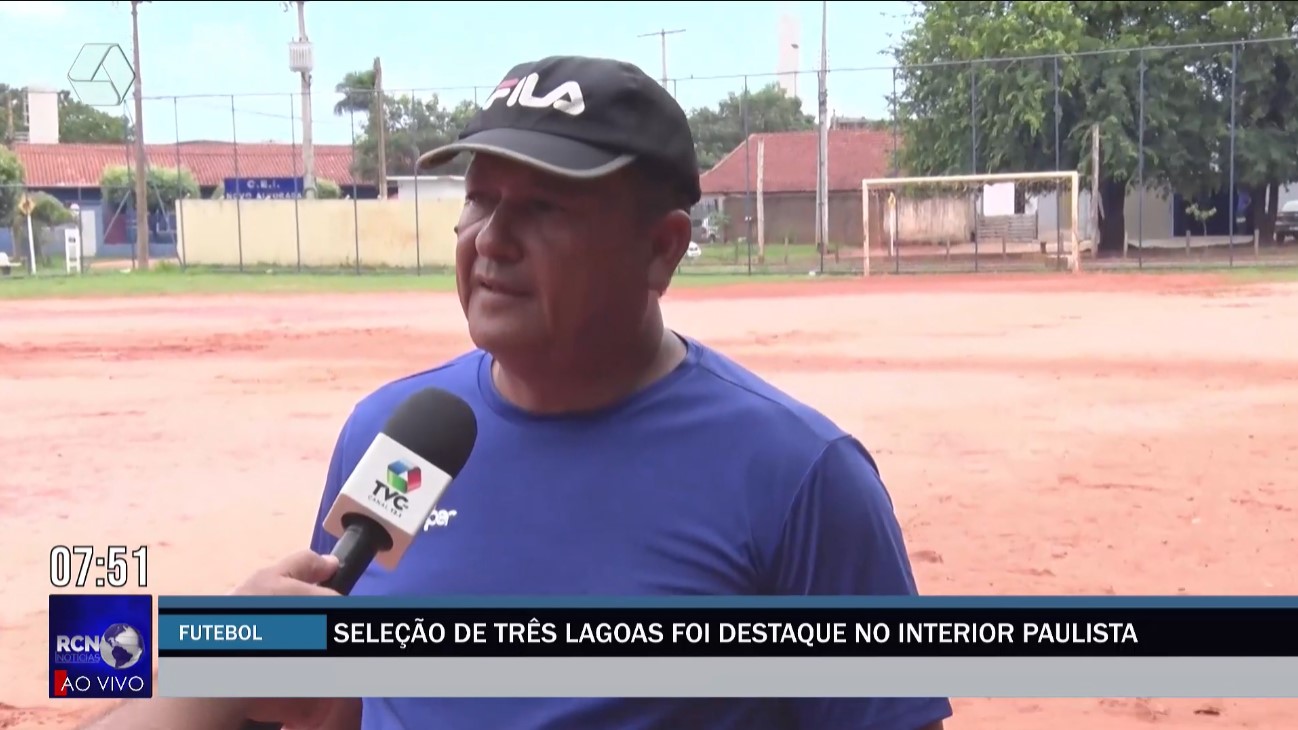 Seleção de futebol de Três Lagoas foi destaque no interior paulista