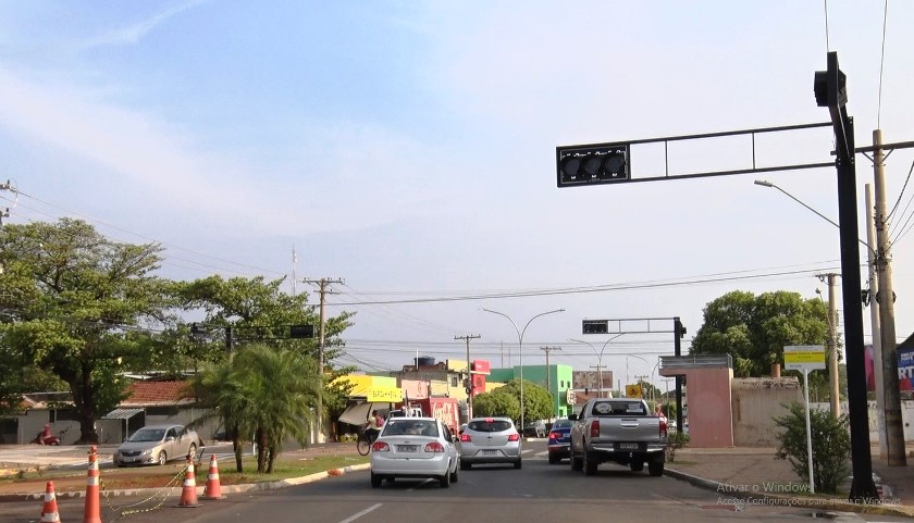 A sinalização estava aguardando as obras de infraestrutura nessa região da NOB para iniciar o funcionamento - Reprodução/TVC HD