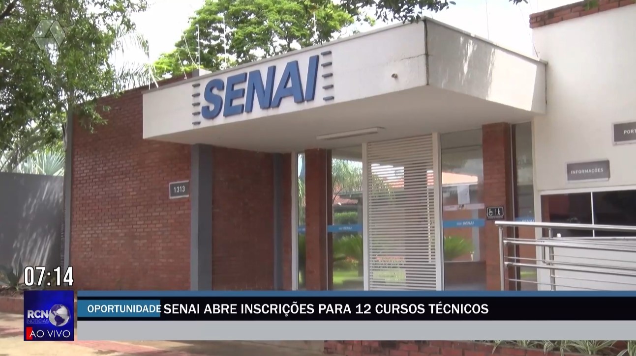 Senai abre inscrições para 12 cursos técnicos em Três Lagoas