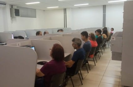 Resultado da prova aparece de imediato para os candidatos - Foto: Reprodução/ Governo do Estado
