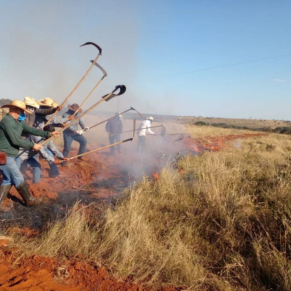 O público alvo foram os produtores e funcionários das áreas rurais próximas contemplando 30 alunos - Corpo de Bombeiros