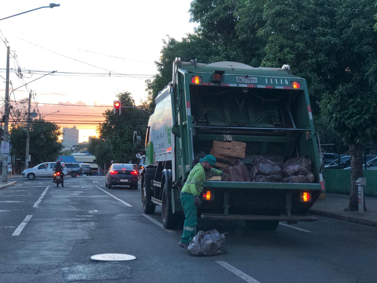 Após a coleta, resíduos são destinados ao aterro Sanitário Dom Antonio Barbosa II - Foto: Isabelly Melo