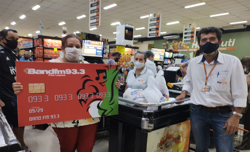 'Sua Conta, é da Nossa Conta' é uma parceria da Band FM e Supermercado Big Mart - Divulgação