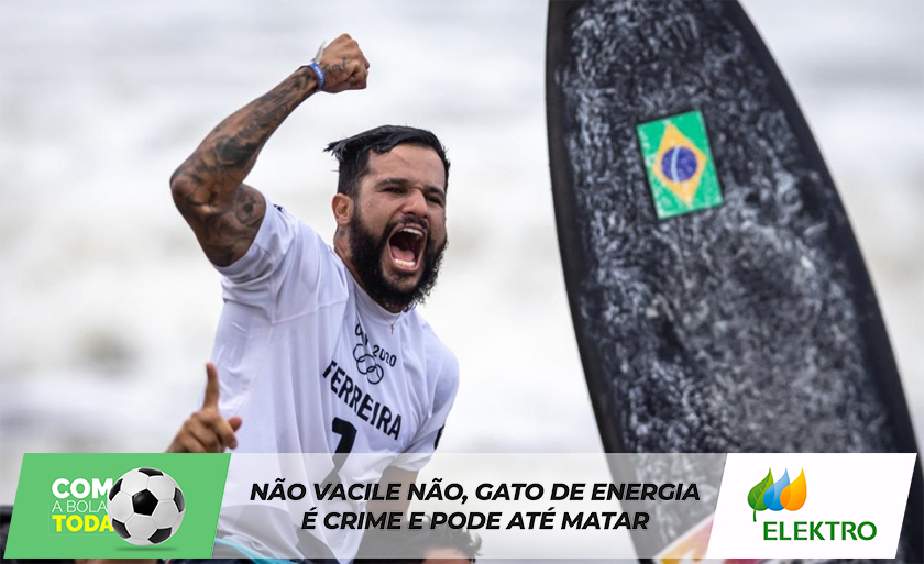 Brasileiro se torna o primeiro campeão olímpico do surfe; Gabriel Medina termina - Jonne Roriz/COB