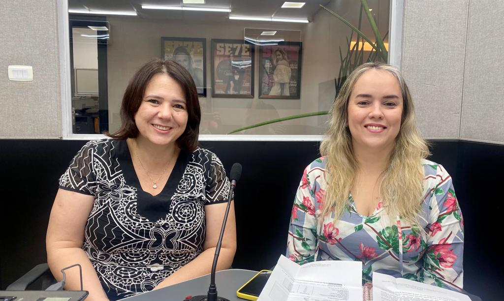 Técnicas da Secretaria de Social, Mariana Cobra Tosta e Daiane Carolina, estiveram no RCN Notícias da TVC e Cultura FM para esclarecer esses dados - Antônio Luiz