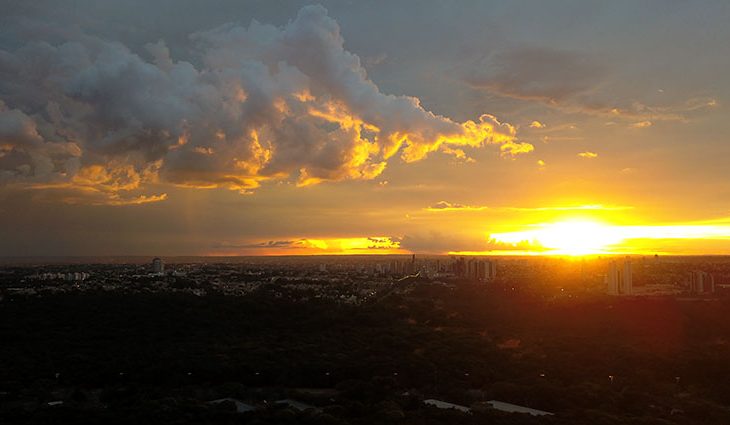 Capital tem mínima de 24°C e máxima de 31°C - Foto: Reprodução/Governo de MS