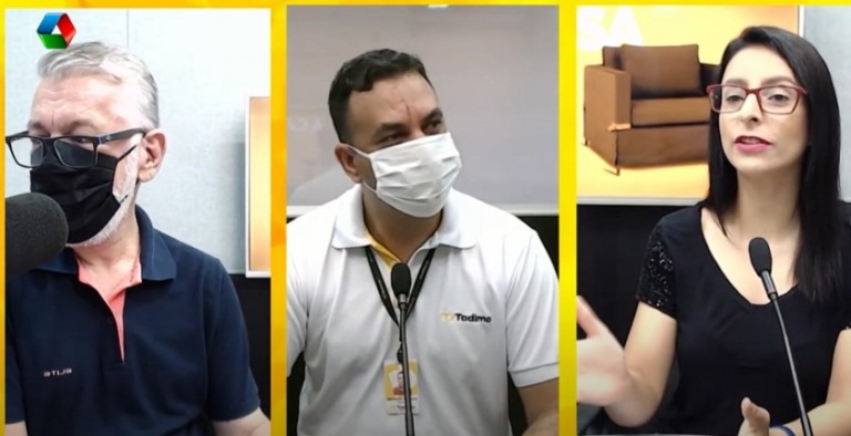 Gerente da loja Todimo Três Lagoas apresenta tendências no segmento - Reprodução/TVC