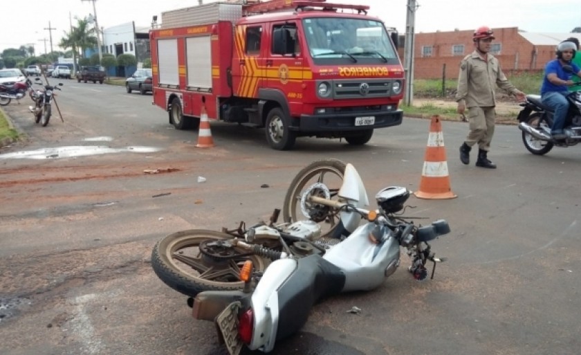 Maioria dos acidentes registrados em Três Lagoas envolve moto - Arquivo/JPNEWS