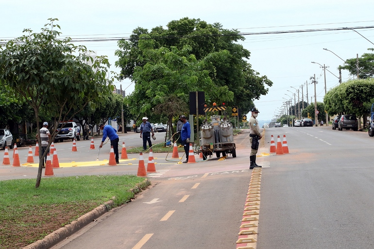 A obra é na na avenida Cap. Olyntho Mancini, com a avenida Prof. João Thomes - Divulgação