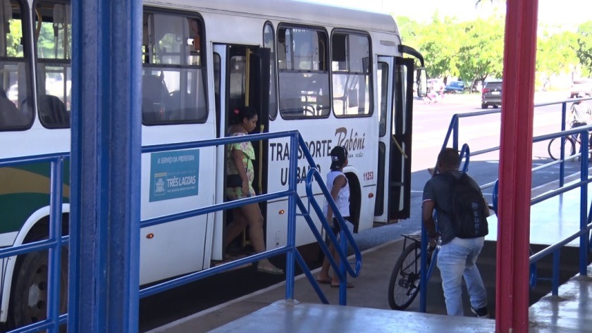 Transporte público tem adesão de poucos passageiros em Três Lagoas.