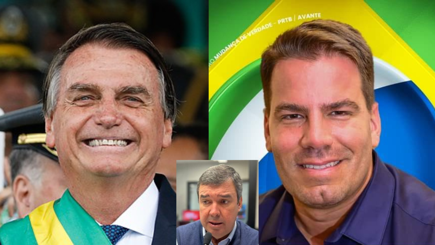 Bolsonaro "abandonou" Eduardo Riedel, do PSDB, na linha de chegada da campanha eleitoral - Foto: Redes sociais