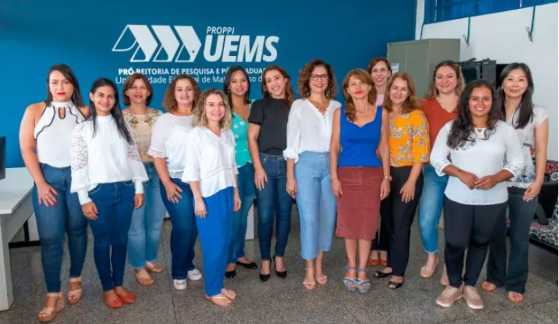 Na foto a esquipe da pró reitoria de Pesquisa e Pós graduação da Universidade Estadual de Mato Grosso do Sul - Foto:Divulgação/UEMS