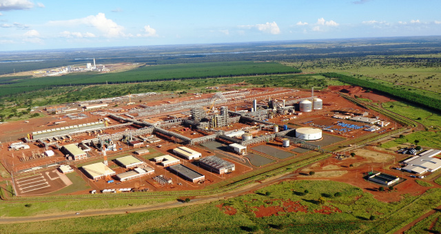 Futuras instalações da fábrica de fertilizantes, em Três Lagoas - Foto: Reprodução/Semadesc