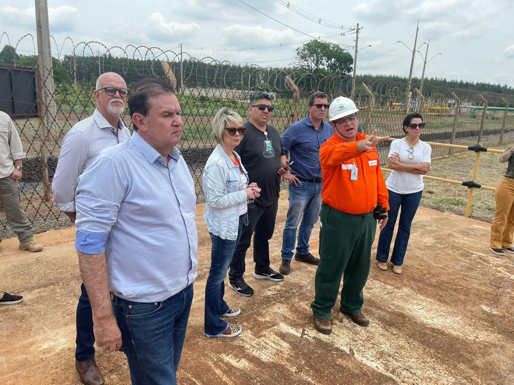 Secretário e representantes da Petrobras fazem visita técnica à UFN 3. - Divulgação/Assessoria