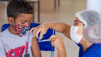 Aplicação será feita em crianças de 5 a 11 anos, das 9h às 16h - Foto: Divulgação