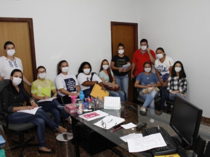 Na manhã desta terça foi definido que 425 pessoas serão imunizadas - Divulgação Prefeitura Na manhã desta terça foi definido que 425 pessoas serão imunizadas - Divulgação Prefeitura