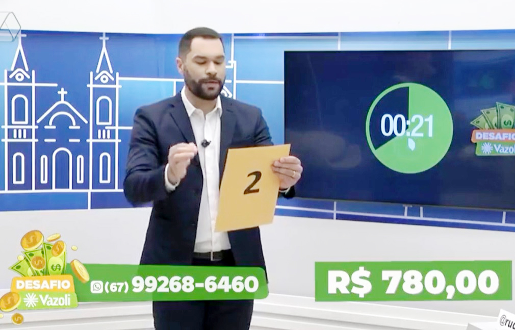 O desafio é lançado todos os dias, ao vivo, durante o programa TVC Agora - Reprodução TVC