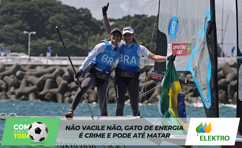 Dupla fecha regata da medalha em 3º lugar e fatura ouro no Japão - Carlos Barria