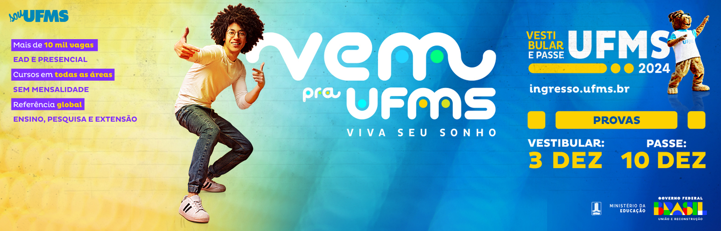 Serão ofertadas mais de 10 mil vagas - Foto: Reprodução/ UFMS