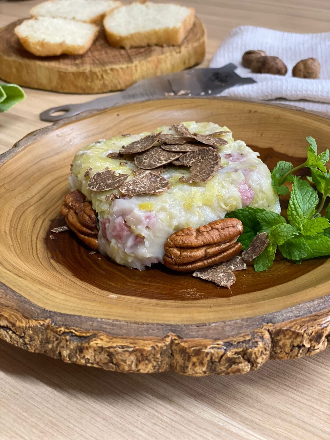 Terrine de Alho Poró e Trufas Sapucay - Foto: Paulo Machado