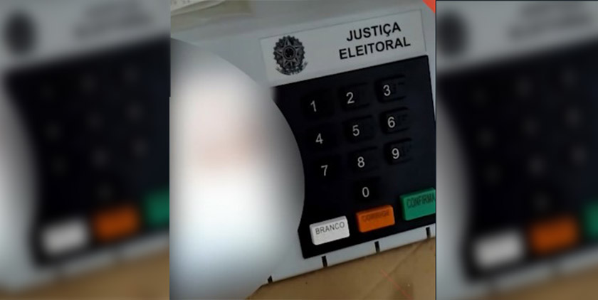 Segundo o Tribunal Superior Eleitoral (TSE), é proibido usar celular na cabine no momento da votação - Arquivo Pessoal