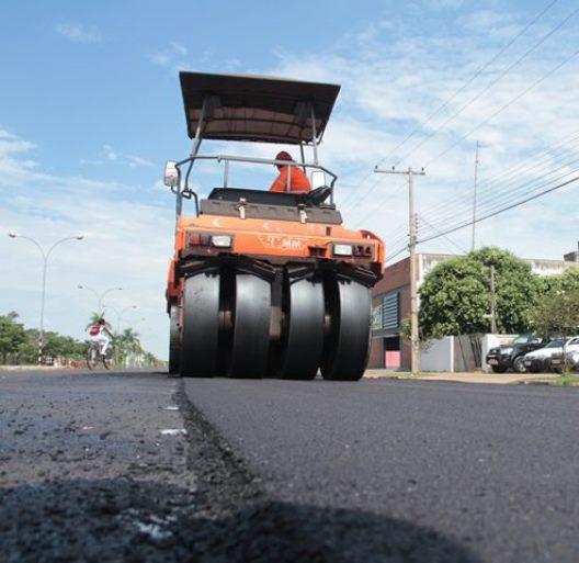 A obra vai contemplar 40.159 metros quadrados de pavimentação em CBUQ, 12.490 metros de meio fio. - Divulgação/Assessoria