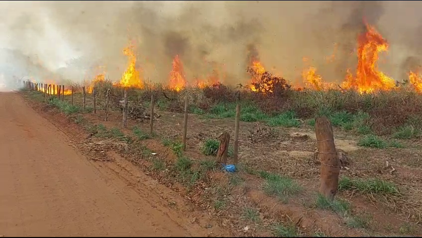 Segundo o Corpo de Bombeiros, foram necessários 30 mil litros de água para apagar o fogo. - Divulgação