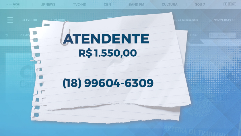 O quadro faz parte do programa TVC Agora, que é exibido pela TVC HD, Canal 13.1. - Foto: Reprodução/TVC