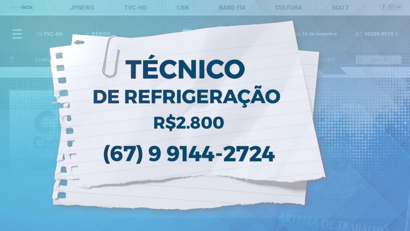 O quadro faz parte do programa TVC Agora