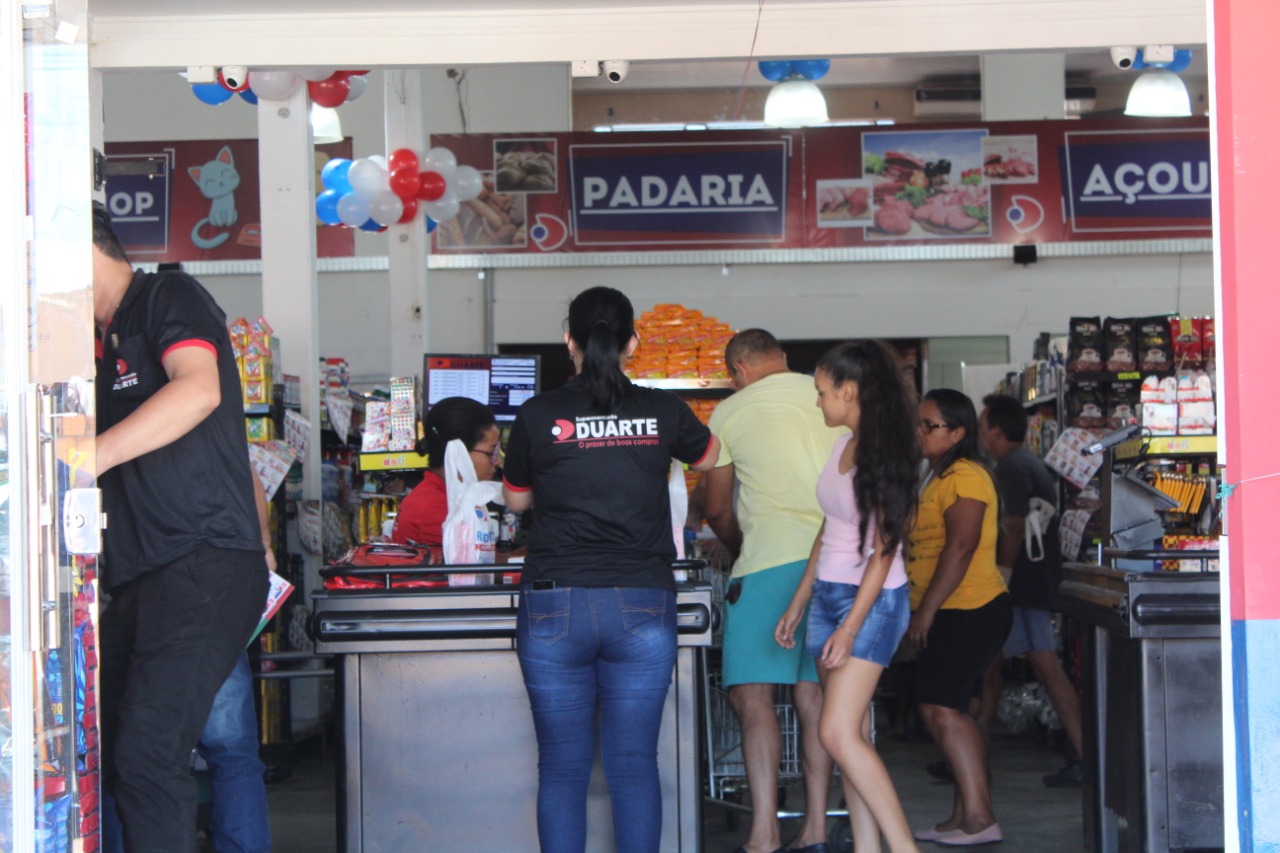Supermercado Duarte já tem cinco unidades em Campo Grande e conta com mais de 150 funcionários - Foto: Divulgação