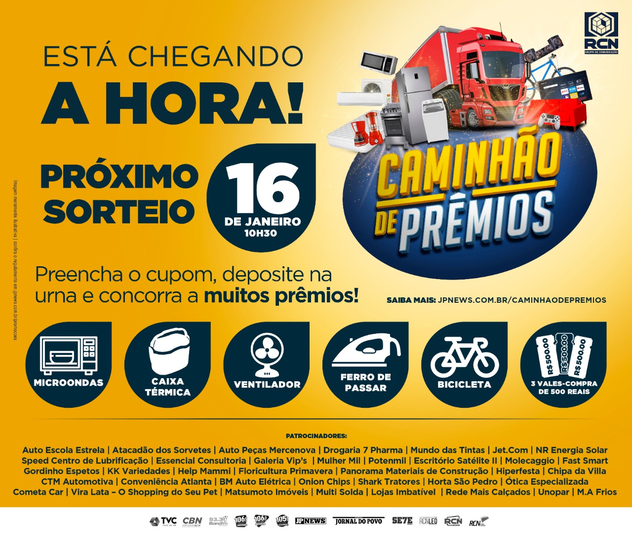 3º sorteio da promoção -