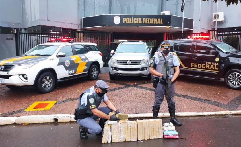 PM prende Três-lagoense com drogas em Araçatuba-SP - DIVULGAÇÃO / PM-SP