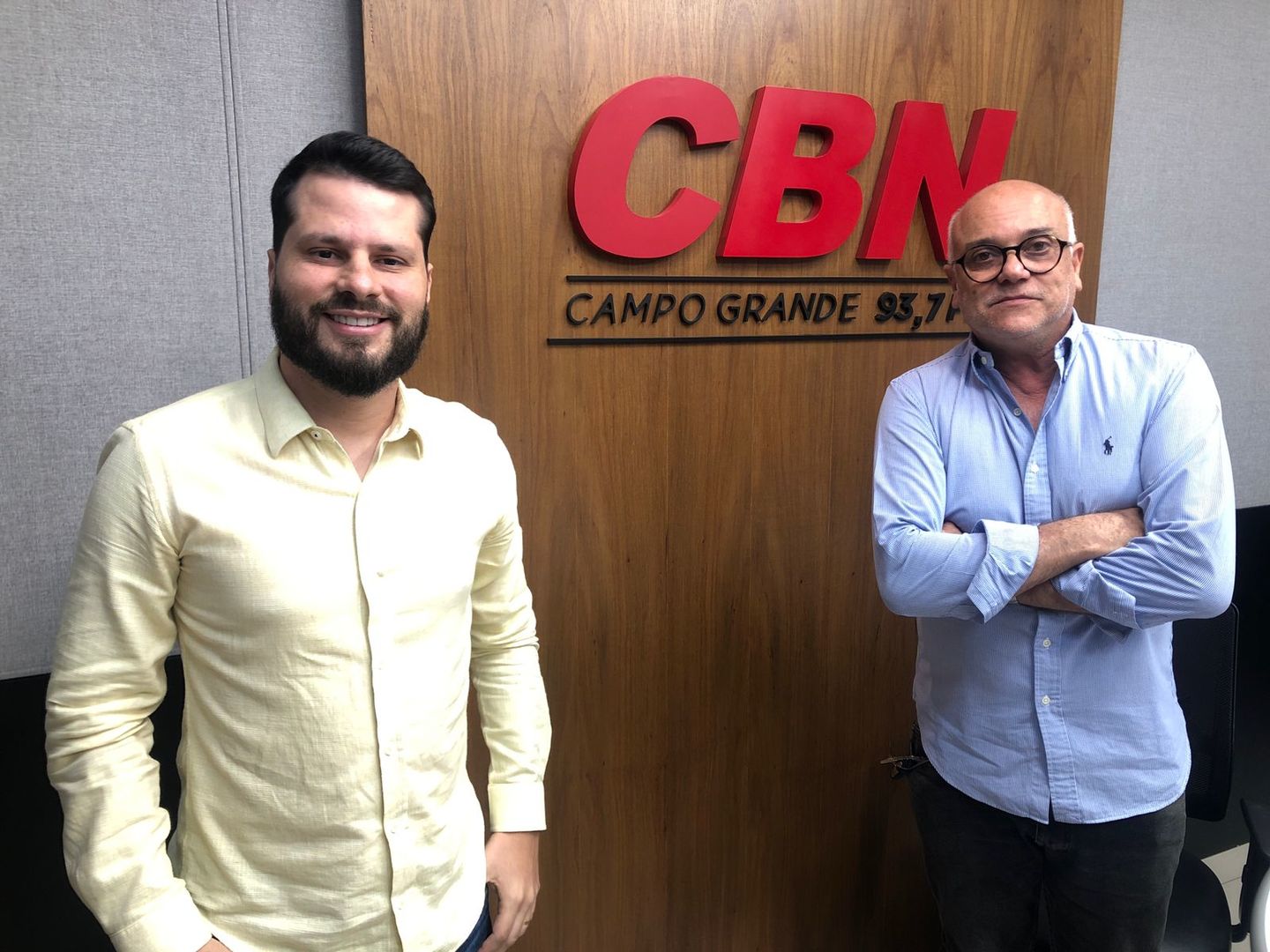 No estúdio da CBN, Thiago Doneda conta a trajetória de seis anos de sucesso do empreendimento - Foto: Gerson Wassouf