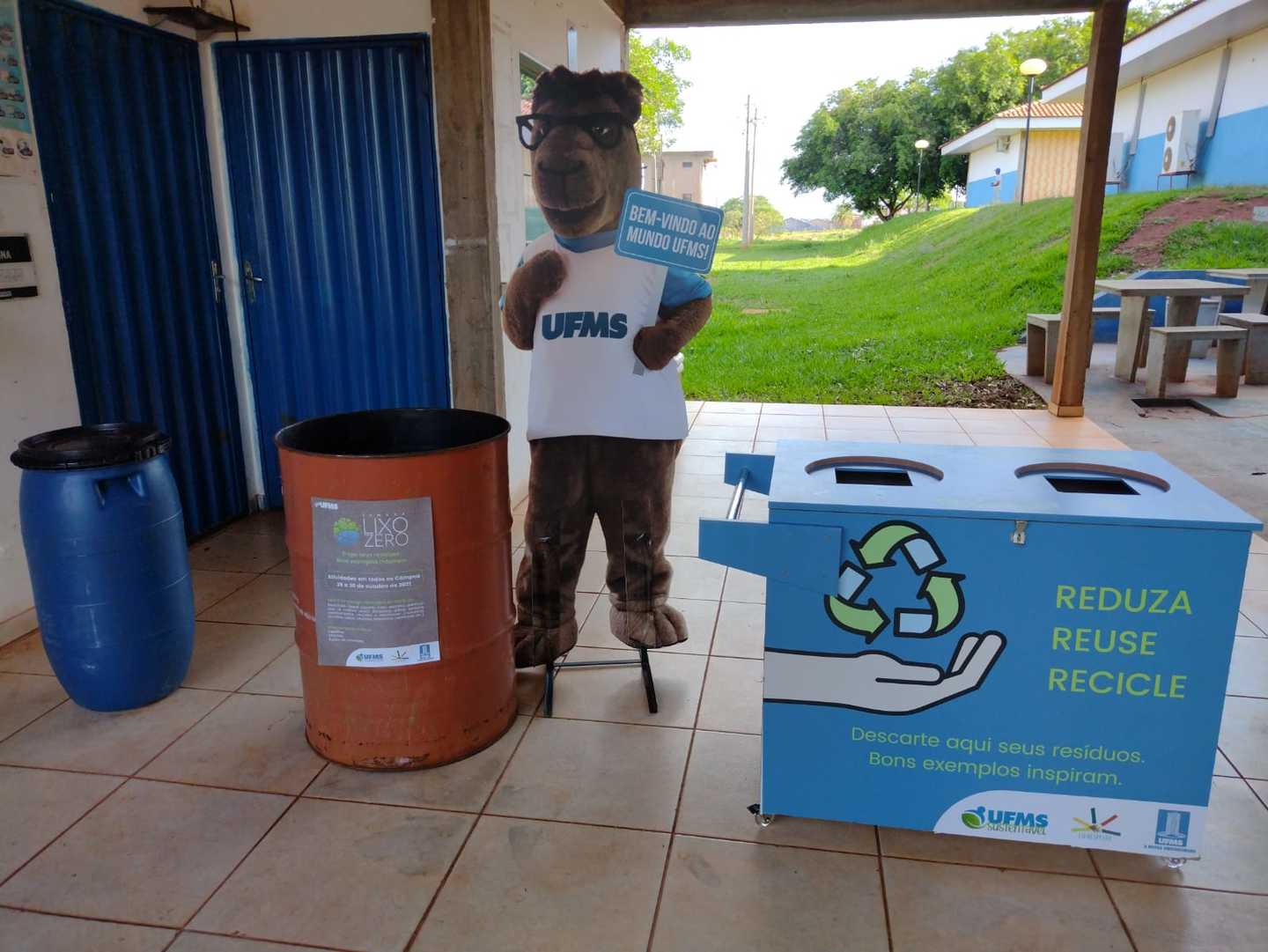 A programação inclui a coleta de resíduos com entrega voluntária no campus durante toda a semana - Alex Santos