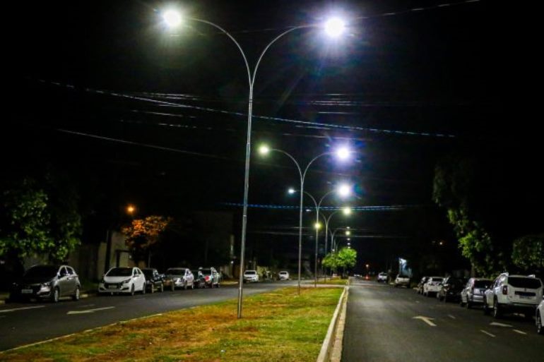 O Prefeito disse planejamentos estão sendo realizados para que a iluminação em LED seja realizada em outros pontos de Três Lagoas. - Divulgação/Assessoria