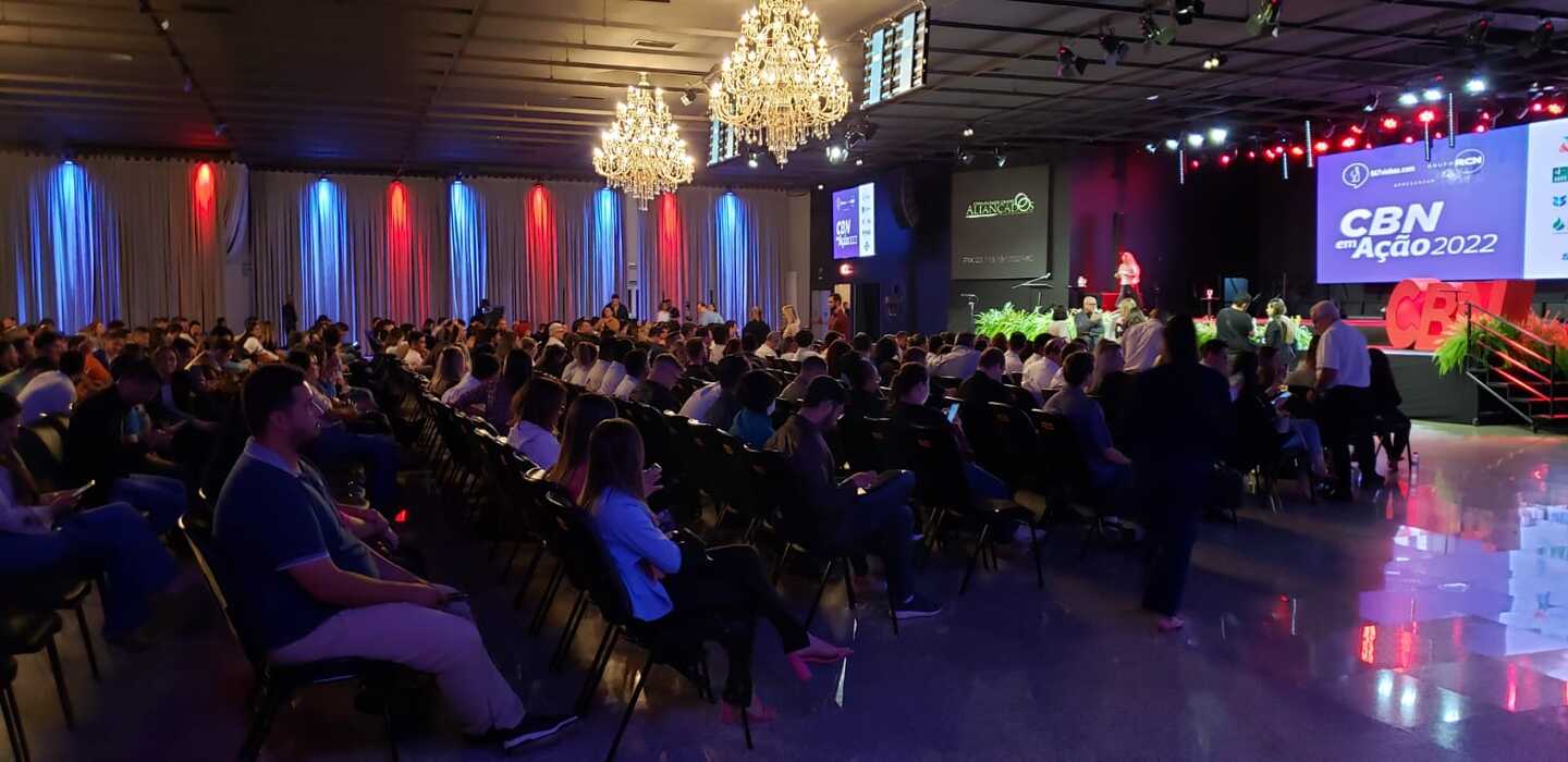 Público minutos antes do início da palestra - LSSCom