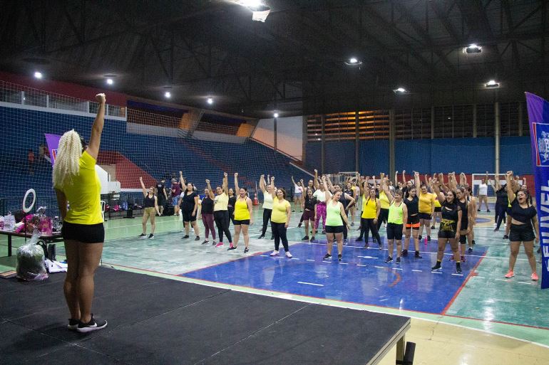 Mais de 120 pessoas estiveram no Ginásio Municipal de Esportes "Cacilda Acre Rocha" para participar do evento - Divulgação/Assessoria