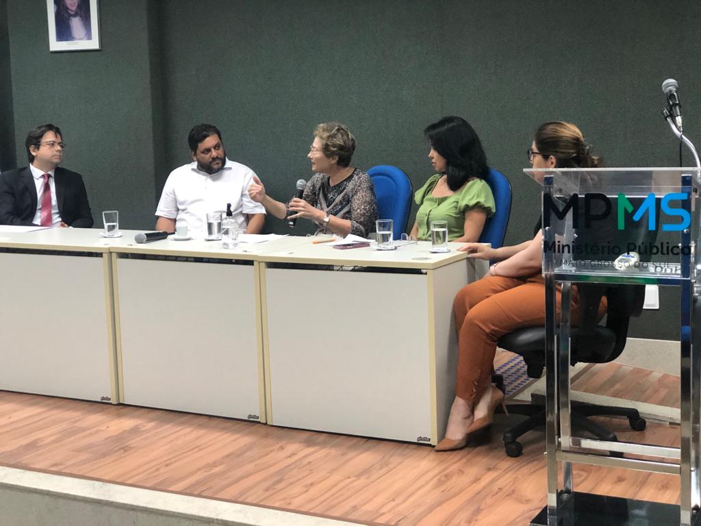 Representantes do setor público durante reunião sobre recursos para as APP - Foto: Thais Cintra